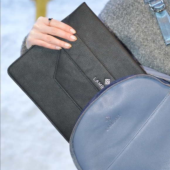 Black Lambert SASCHA Clutch/Case - Picture 3 of 3